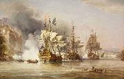 Charles Edward Chambers The Capture of Puerto Bello oil painting reproduction